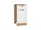 Шкаф нижний с 1-ой дверцей и ящиком Дублин Дуб Вотан, Special White, 400 В*Ш*Г 816*400*478, фасад МДФ  Special White, корпус  Дуб Вотан ms2510VVT_73475