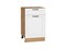 Шкаф нижний с 1-ой дверцей и ящиком Дублин Дуб Вотан, Special White, 500 В*Ш*Г 816*500*478, фасад МДФ  Special White, корпус  Дуб Вотан ms2510VVT_73477