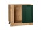 Шкаф нижний угловой Дублин Дуб Вотан, Special Green В*Ш*Г 816*890*478, фасад МДФ  Special Green, корпус  Дуб Вотан ms2510VVT_73690