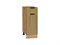 Кухонный гарнитур модульный Евро Лайн-02 В*Ш*Г 2140*2000*600, фасад МДФ  Антрацит/Дуб песочный, корпус  Дуб Вотан, столешница  Мрамор горный ms2510VVT_79778