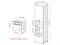 Шкаф пенал с 1-ой дверцей и ящиком под технику Ницца Дуб Вотан, Magnum, 2140 В*Ш*Г 2132*600*574, фасад МДФ  Magnum, корпус  Дуб Вотан ms2510VVT_64563
