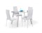 Стул кухонный Halmar K70 (белый) ms2601SIGHAL_V-CH-K/70-KR-BIALY
