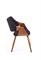 Стул кухонный Halmar K396 (черный/орех) ms2601SIGHAL_V-CH-K/396-KR-ORZECH/CZARNY