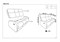Диван Halmar OSLO 3S раскладной (бежевый) ms2601SIGHAL_V-CH-OSLO_3S-SOFA-BEZOWY
