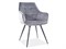 Стул кухонный Signal LILIA VELVET (серый/черный) ms2601SIGHAL_LILIAVCSZ