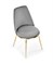 Стул кухонный Halmar K460 (серый/золотой) ms2601SIGHAL_V-CH-K/460-KR-POPIEL