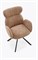 Стул кухонный Halmar K571 поворотный (корица/черный) ms2601SIGHAL_V-CH-K/571-KR-CYNAMONOWY