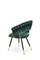 Стул кухонный Halmar K551 (зеленый/черный/золотой) ms2601SIGHAL_V-CH-K/551-KR-C.ZIELONY