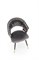 Стул кухонный Halmar K551 (серый/черный/золотой) ms2601SIGHAL_V-CH-K/551-KR-POPIELATY
