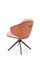 Стул кухонный Halmar K554 (коричневый/бежевый/черный) ms2601SIGHAL_V-CH-K/554-KR-BRAZOWY