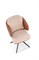 Стул кухонный Halmar K554 (коричневый/бежевый/черный) ms2601SIGHAL_V-CH-K/554-KR-BRAZOWY