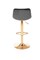 Стул барный Halmar H-120 (темно-серый/золотой) ms2601SIGHAL_V-CH-H/120-C.POPIEL