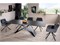 Стол обеденный Signal WESTIN Ceramic 160 раскладной (черный Sahara Noir/черный мат) ms2601SIGHAL_WESTINCCC160