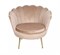 Кресло SIGNAL CAMELLIA Velvet Bluvel 28 (бежевый/золотой) ms2601SIGHAL_CAMELLIAV1BEZL