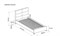 Кровать Signal SIERRA Velvet tap. 150 (серый/дуб) 90/200 ms2601SIGHAL_SIERRAV90SZD