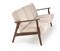 Диван HALMAR MILANO 3S tap. Castel 15 бежевый/орех ms2601SIGHAL_V-PL-MILANO_3S-SOFA-BEZOWY