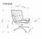 Кресло HALMAR FOFANA кремовый/черный ms2601SIGHAL_V-CH-FOFANA-FOT