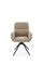 Стул кухонный Halmar K574 поворотный (темно-бежевый/черный) ms2601SIGHAL_V-CH-K/574-KR-C.BEZOWY