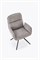 Стул кухонный Halmar K574 поворотный (серый/черный) ms2601SIGHAL_V-CH-K/574-KR-POPIEL