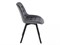 Стул кухонный Signal MONTI Velvet Bluvel 14 поворотный (серый/черный) ms2601SIGHAL_MONTIVCSZ