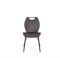 Стул кухонный Halmar K569 (серый/черный) ms2601SIGHAL_V-CH-K/569-KR-POPIEL