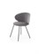 Стул кухонный Halmar K587 (серый/черный) ms2601SIGHAL_V-CH-K/587-KR-POPIELATY