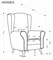 Кресло Halmar HERMES (серый) ms2601SIGHAL_V-PL-HERMES-FOT-POPIELATY