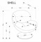 Кресло Halmar SHELL (кремовый) ms2601SIGHAL_V-CH-SHELL-FOT-KREMOWY