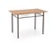 Комплект (стол+ 4 стула) Halmar FAUST 3 (дуб натуральный/черный) ms2601SIGHAL_V-CH-FAUST_3-ZESTAW