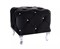 Пуф Signal HESTIA K Velvet Bluvel 19 черный/серебряный ms2601SIGHAL_HESTIAKV19S