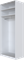 Корпус шкафа Моби/Mobi SZF 2d/100  Белый msk26brw_0670484951