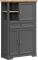Шкаф Жасмин/Jasmin REG3D1S  Графит/ Дуб артизан , Графит msk26brw_01175742368