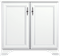 Тумба Кентаки/Kentaki белый KOM2D  Белый, Белый msk26brw_01885874099