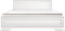 Кровать Кентаки/Kentaki белый LOZ160x200  Белый msk26brw_116236766