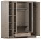 Шкаф Классик/Classic SZF2D2L1S  Глиняный серый, Глиняный серый msk26brw_0787399657