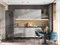 Кухня Челси 2.0м Компоновка №1  Белый глянец Столешница Дуб сонома pn26mf_1981187231
