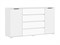 Комод 2 двери 4 ящика Марвэл  Кашемир/Дуб Крафт Серый pn26mf_2123725223