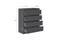Комод  KOM4S  ЭЛАИН  ШxВxГ 700x845x283 Антрацит BRW_0000136063000163846