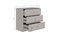 Комод ПАРМА KOM3S  ШxВxГ 700x670x350 Кашемир BRW_0000139020000164149