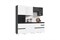Кухня Техно-6 2,4м (Графит/Белый снег софт/Графит софт NEW) фасад МДФ 16 мм / Стекло pnnon26mf_08-208290 (365905)